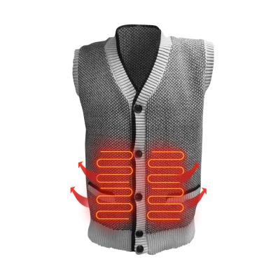 China Breathable Multiple Switch Heated Vest Home Vest Women's Self Heating Cotton Vest for sale