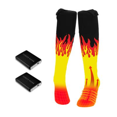 China Drawer Heated Tourmaline Sock Self Recycling Magnetic Heating Socks Battery Operated Heated Socks for sale