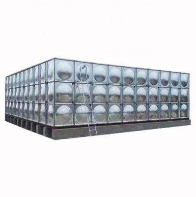 China Home Use Water Storage Hot Galvanized Steel Flexible Insulated Water Tank for sale