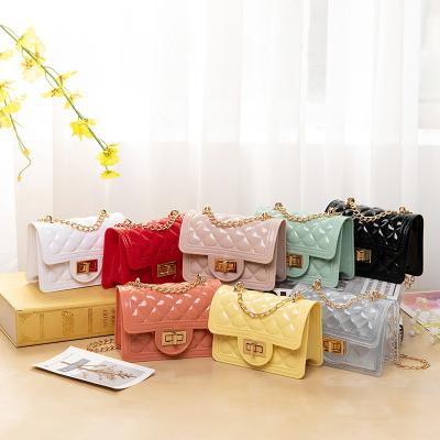 China 2021 New High Quality Pearl Mini Jelly Bag Fashion Casual Cute Mini Kid Jelly Bag Ladies Handle Bags Handbag 2021 for sale