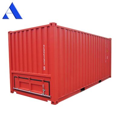 China General Purpose Top Dry Front Unloading Steel Floor 20ft Bulk Container for sale