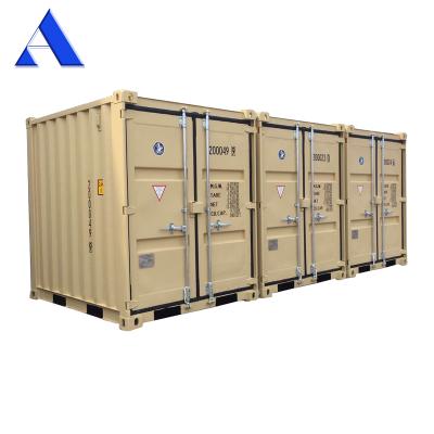 China Transporation Tricon Type Mini Portable Storage 6ft x 8ft Shipping Container for sale