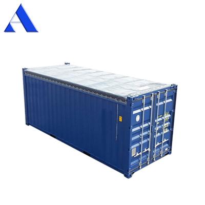 China Transporation Cover And Tarpaulin Roof Soft Bow 20ft Open Top Shipping Container for sale