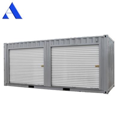 China Sortage 20ft Self Storage Special Customized Shipping Containers With Roller Shutter Door for sale