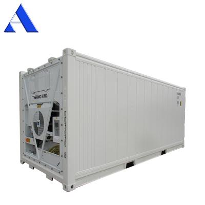 China T Floor 20ft Aluminum Reefer Container Average Use Life 15 Years For Sale 28 CBM for sale