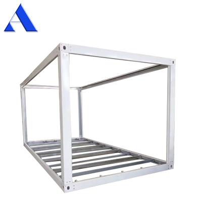 China Easy To Set Up And Transport 6m x 3m Fabricated Tiny Steel Structure Q235 Flat Pack Prefab Container House Frame for sale