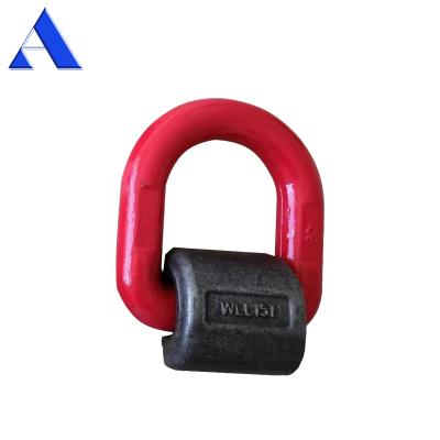 China ALLOY 1.12T 2T 3T 5T ​​8T 15T G80 Hardware Rigging Weld On Lifting D Ring for sale