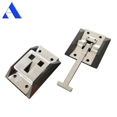 China For Truck Rear Door T Shape Stainless Steel Truck Parts Accessories Trailer Truck Door Bracket for sale