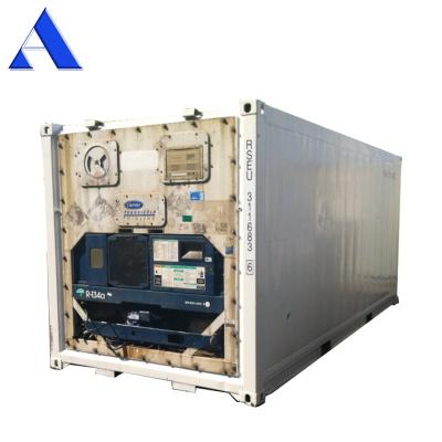 China Thermo King Daikin Carrier Refrigerator 20ft Food Used Reefer Container For Sale for sale