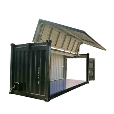 China New BV Circuit 20ft Hydraulic Side Door Flying Container for sale