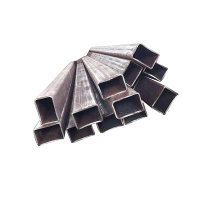 China Ms Liquid Pipe China Factory Erw Welded Hot Rolled Carbon Black Square Section Steel Pipe Rectangular Hollow Tube for sale