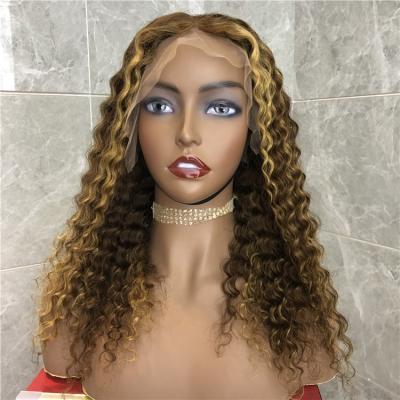 China Beauty M427 Curly Hot Color Wig Hair Wholesale Seller Lace Frontal Wigs Virgin Hair Closure Front Wig Deep Wave Curly for sale