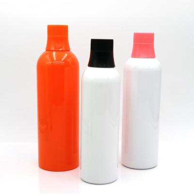 China Recycable 300ml 400ml 500ml Customized White Food Grade PET Material Plastic Mouthwash Bottle for sale