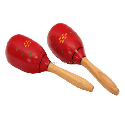 China Birch Wooden Instrument Music Children Plays Maracas Wooden Names Of Musical Instruments for sale