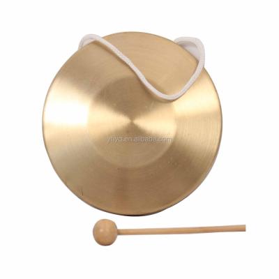 China China Hot Selling Non-Toxic Hot Selling Copper (Safe & Antique Handmade Brass Mini Gong) for Kids Percussion Instruments for sale