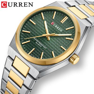 China New CURREN 8439 Waterproof Watch For Men Business Quartz Watches Stainless Steel Clock Fashion Sports Wristwatch Luminous Waterproof Men for sale