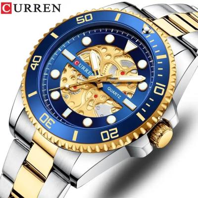 China CURREN 8412 Waterproof Watch For Men Relojes hombres Stainless Steel Waterproof Luxury Wristwatches Fashion Sports Quartz Watches Male for sale