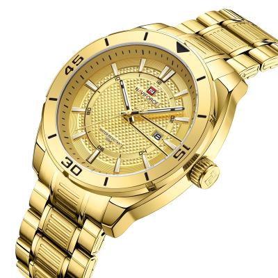 China NAVIFORCE Day/Date Watch Mens Luxury 9210 Stainless Steel Watches High Quality Waterproof Man Wrist Watch Luminous Quartz Movement Relojes for sale