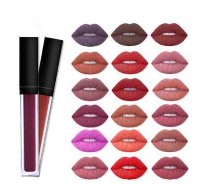 China SXANLON liquid lipstick private label makeup color matte lip gloss waterproof sexy magic long lasting matte liquid lipstick for sale