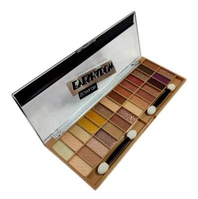 China Good Quality Professional Long Lasting 28 Color Eyeshadow With Brush For Women for sale