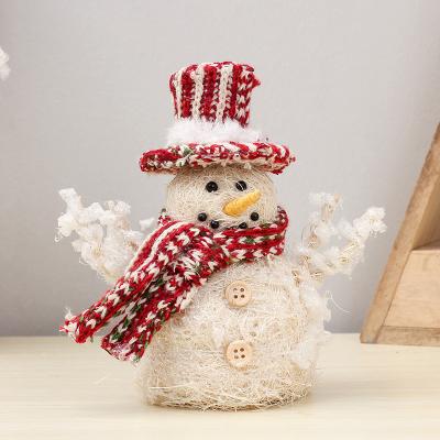 China Hot Supplies Art Snowman Craft Resin Crafts Resin Holiday Winter Home Decor Party Christmas Dolls Gift Decoration Folk for sale