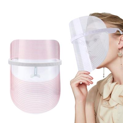 China Beslife LED Facial Mask Wrinkle Removal Dye Removal Whitening Photon Therapy Face Mask 7 Color LED Face Mask for sale