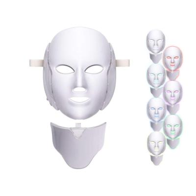 China Light Led Dye Removal Beslife Photon Face Mask With 7 Colors Light, Led Face Mask Led Beauty Mask With Neck for sale