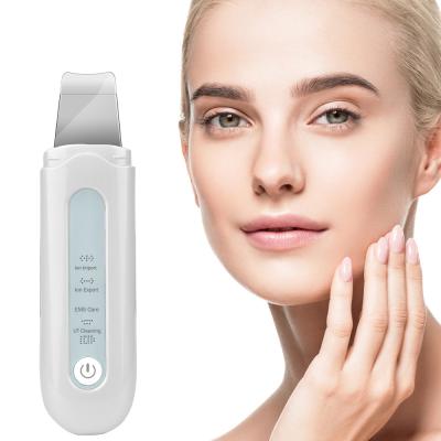 China New Design Amazon Ultrasonic Skin Scrubber Skin DEEP CLEANING Hot Selling Facial Scrubber For Facial Deep Cleansing for sale