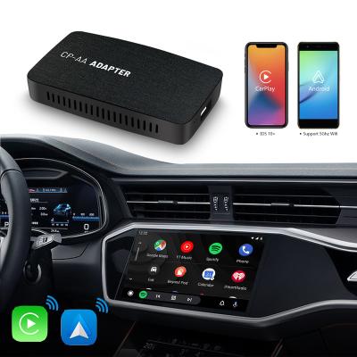 China Car Navigation 2 in 1 Wireless Adapter Convert OEM Wired CarPlay to WIRELESS Android Auto or Wireless CarPlay for sale