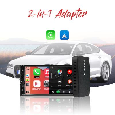 China New New China-chic Cable Carplay to Android Carplay Wireless Auto Dongle 2 in 1 Adapter for sale