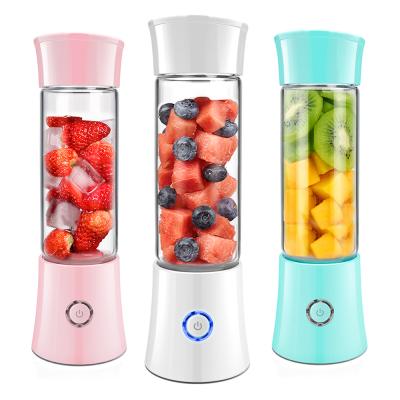 China Custom 2021 Smart Car Gym Rechargeable Electric Blender Juicer Portable Usb Sports Blender With Direct Drink for sale