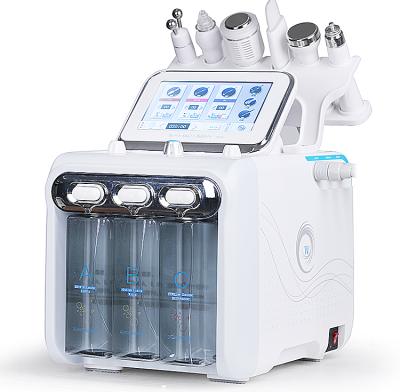 China Personal Exfoliators Label 6 In 1 Water Oxygen Aqua Peeling Microdermabrasion Hydrodermabrasion Hydro Facial Jet Machine for sale