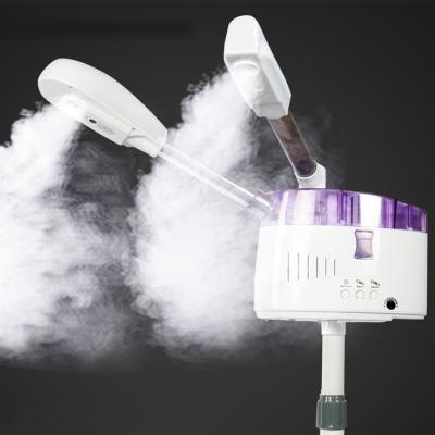 China DEEP CLEANSING Beauty Salon Electric Hot And Cold Facial Humidifier Steam Detergent Moisturizer Facial Steamer Detergent Facial Mist Sprayer for sale