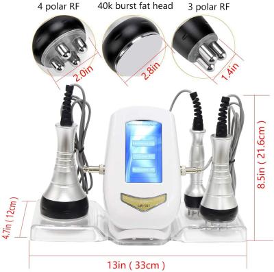 China Colombian Face Lift Facial 3 in 1 Multifunctional RF Fat Skin Tightening Lifting Slimming Fat Freezing 40K Ultrasound Cavitation Machine for sale