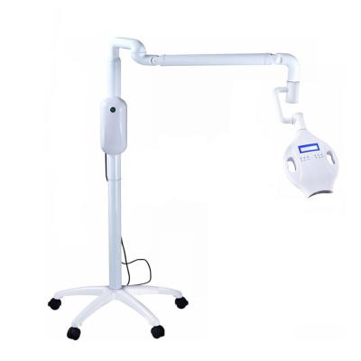 China Cold Light Whitening Dental Equipment 3 Colors Oral Floor Stand Kit Dental Led Teeth Whitening Light Machine for sale