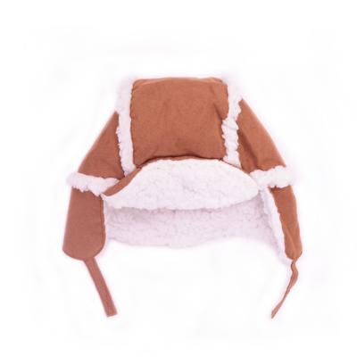 China New Character Design Polyester 100% Warm Winter Baby Beanies With Earflap for sale