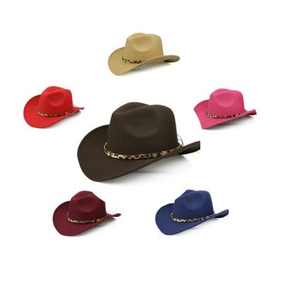 China Character Style Fashion Felt Unisex Western Accessories Overflowing The Whole Cowboy Hat for sale