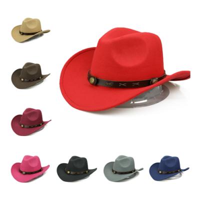 China High Quality Character Felt Mens Womens Winter Unisex Cowboy Hat Customize Cap for sale