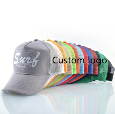 China Sublimation JOINT White Mesh Cap Hat For Promotion Traveling Trucker Customized for sale