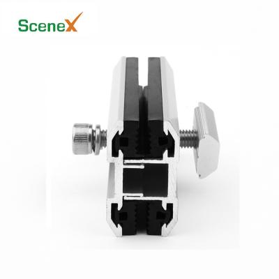 China Easy and secure to Install Double Glass Frameless Solar Panel Mounting Clamps Panel end Clamp Thin Film Solar Panels Clamps for sale