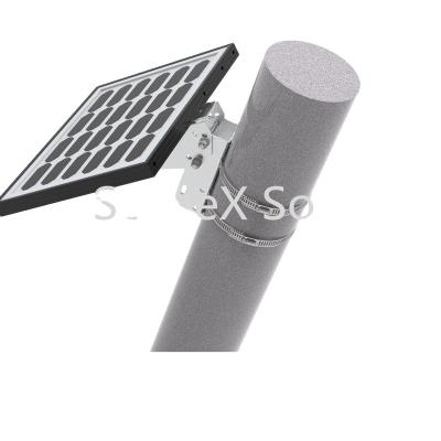 China Easy and secure to mount Aluminum Solar Panel Single Arm  Pole Mount Kit, Pole-wall Mounting Brackets for sale