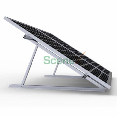 China Flat roof Solar panel flat roof  mounts with angle adjustable triangle support for energy system for sale