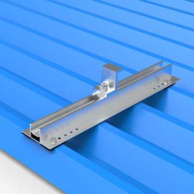 China Solar Aluminum Mini Rail Free Metal Roof Mounting, Railless Solar Racking SM-SPR-02 for sale