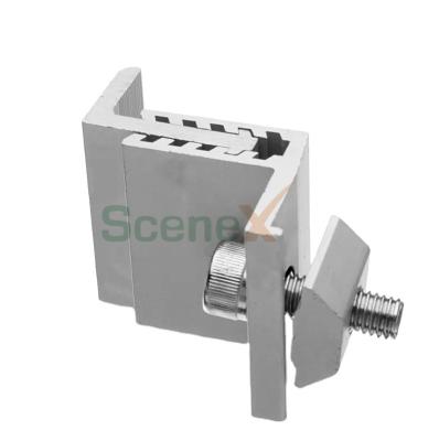 China Adjustable End Clamp for 35-50mm Aluminum Solar Panel Mounting Height can adjustable for different Solar panel ING-SMC-35/40/45/50 for sale