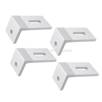 China Easy and secure to mount L Foot  Roof Mounting Accessories for PV Roof Racking System for sale