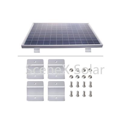 China Easy and secure to mount Z Type Aluminum PV Solar Panel Roof Mounting Bracket for sale