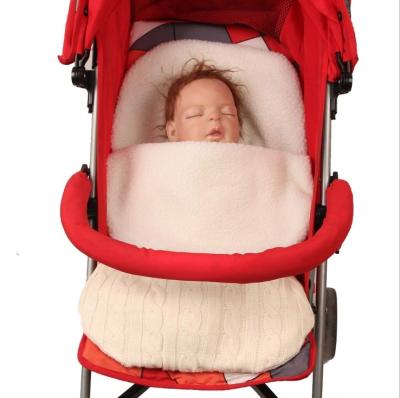 China 2021 Hotsale Baby Sleeping Bag Winter New Knitting Knitting Blanket For Stroller Baby Sleeping Bag Newborn Baby Sleeping Bag for sale