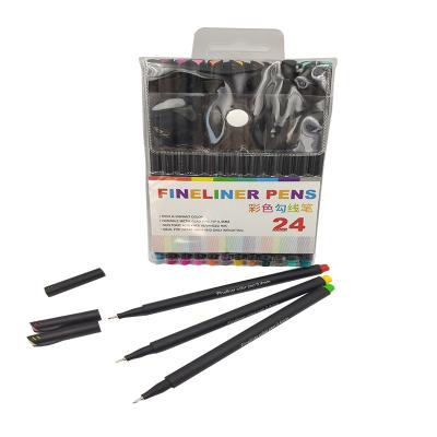 China School Color Pen 0.4mm Tip Marker Pen Eternal Practical Marker Pen Set Teaching+Office+Home Fineliner for sale