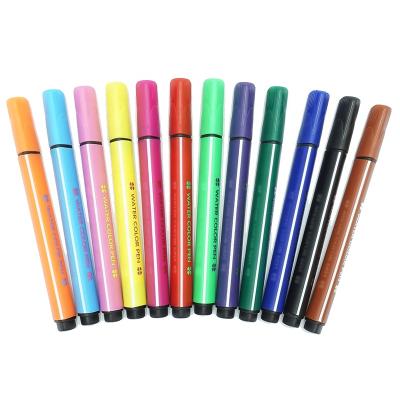 China Smart Colors OEM Customized Water Color Pen Highlighter Brush Stabable Art Markers For Painting for sale