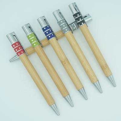 China Parker Refill Personalized Customized Logo Printing Bamboo Ball Pen For Promotional Gifts for sale